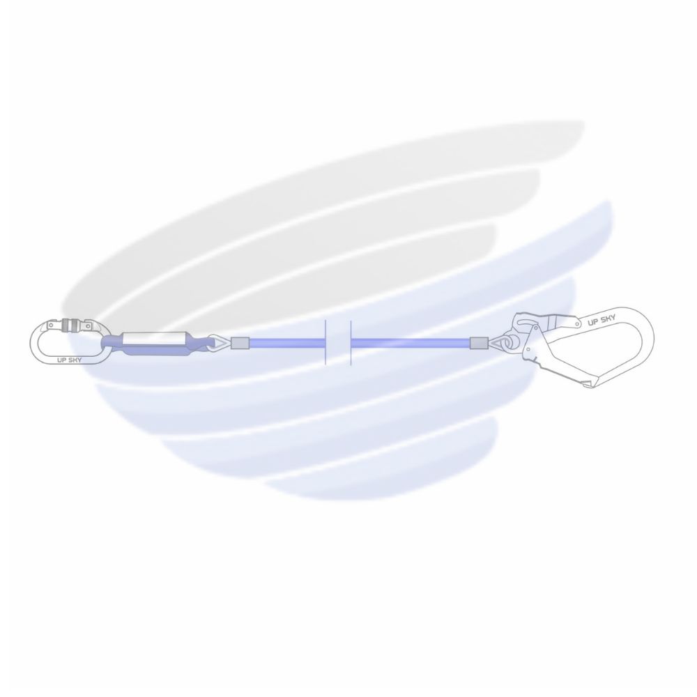 Строп зі сталевого тросу з амортизатором АСТ2/Oval-S